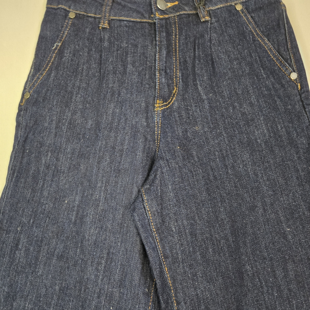 OAT New York Women's Size 2 (26") NWT Medium Wash High Rise Wide Leg Jeans - Picture 6 of 12